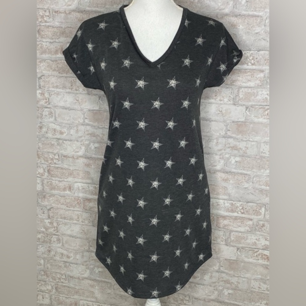 T-Shirt Dress, Star Pattern